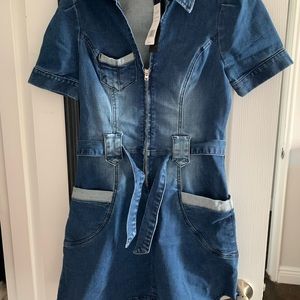 Denim dress